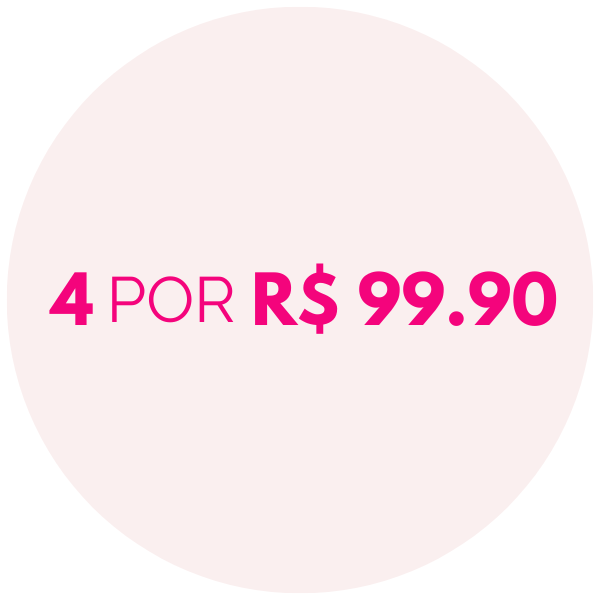 4 por R$ 99.90